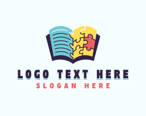 Educational - Educational Puzzle Book logo design