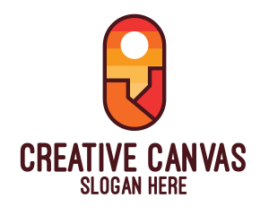 Illustration - Grand Canyon Scenery logo design