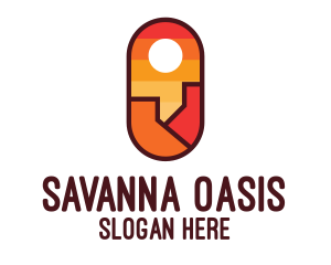 Savanna - Grand Canyon Scenery logo design