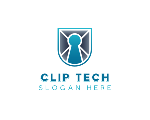 Shield Tech Cybersecurity logo design