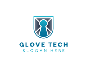 Shield Tech Cybersecurity logo design