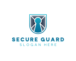 Shield Tech Cybersecurity logo design