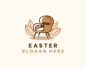 Interior - Chair Furniture Fixtures logo design