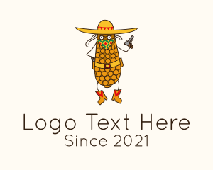 Taqueria - Mexican Corn Cowboy logo design