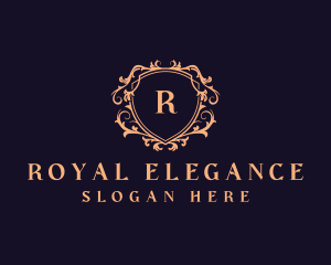 Royal Shield Ornament logo design