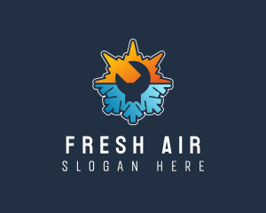 HVAC Industrial Mechanic logo design