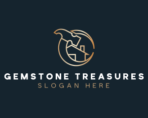 Golden Home House logo design