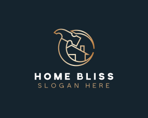 Golden Home House logo design