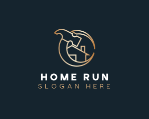 Golden Home House logo design