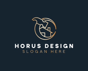 Golden Home House logo design