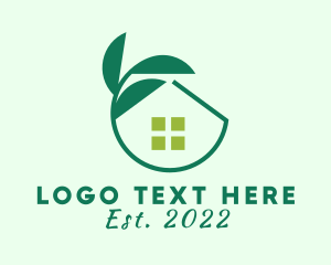 Tiny House - Natural Farm House Garden logo design