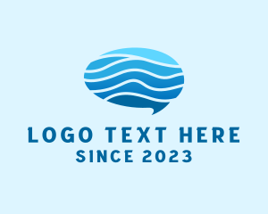 Free Text - Brain Social Chat logo design