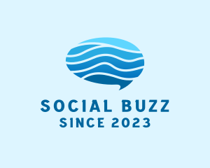 Brain Social Chat  logo design