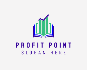 Stock Market Book  logo design