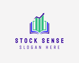 Stocks - Stock Market Book logo design