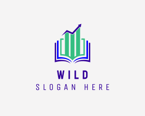 Book - Stock Market Book logo design