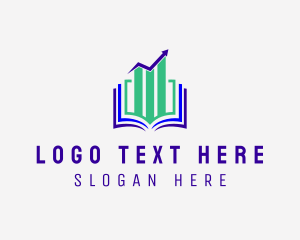 Stock Market Book  Logo