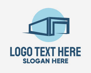 Storage Warehouse Property Logo