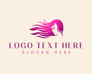 Shampoo - Woman Hair Salon logo design