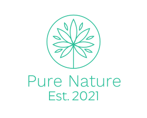 Organic - Organic Marijuana Herb logo design