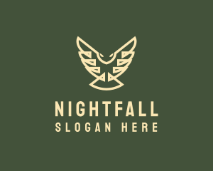 Nocturnal - Wild Nocturnal Owl logo design