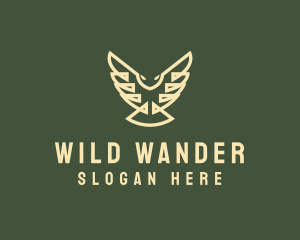 Wild Nocturnal Owl logo design