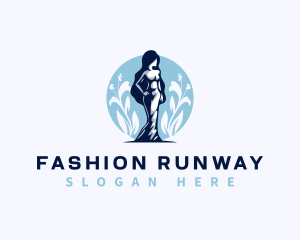 Runway - Fashion Lady Model logo design