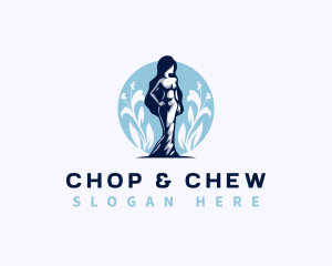 Chic - Fashion Lady Model logo design