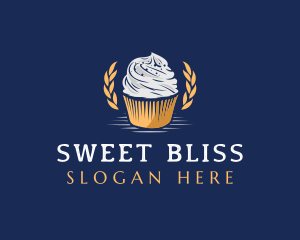 Sweet Cupcake Dessert logo design