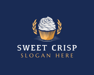 Sweet Cupcake Dessert logo design