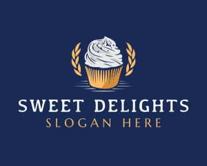 Cupcake - Sweet Cupcake Dessert logo design