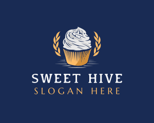 Sweet Cupcake Dessert logo design