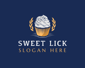 Sweet Cupcake Dessert logo design