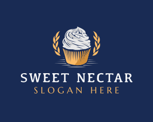 Sweet Cupcake Dessert logo design