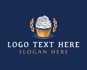 Sweet Cupcake Dessert Logo