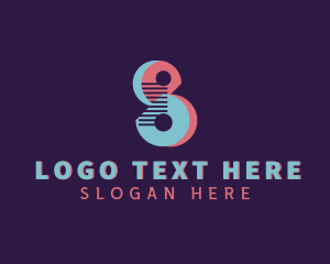 Digital Modern Letter S Logo