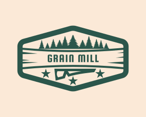 Tree Lumber Mill logo design