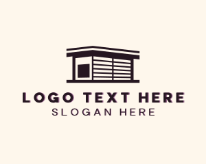 Store Room - Warehouse Storage Building logo design