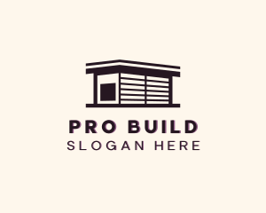 Warehouse Storage Building  logo design