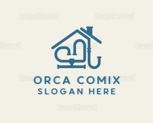 Residential Home Plumbing Repair Logo