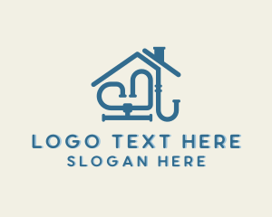 Repair - Residential Home Plumbing Repair logo design