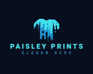 Shirt Printing Paint logo design