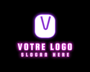 Erotic - Neon Light Bar logo design