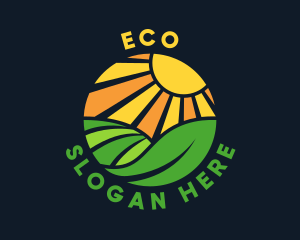 Eco Sunrise Field logo design