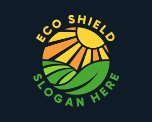 Eco Sunrise Field logo design