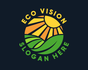 Eco Sunrise Field logo design