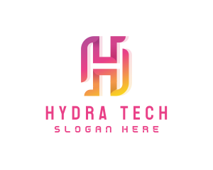 Tech Startup Letter H logo design