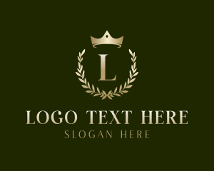 Prestige - Crown Wreath Excellence logo design