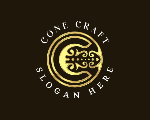 Luxury Boutique Letter C logo design