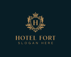 Boutique Hotel Royalty logo design